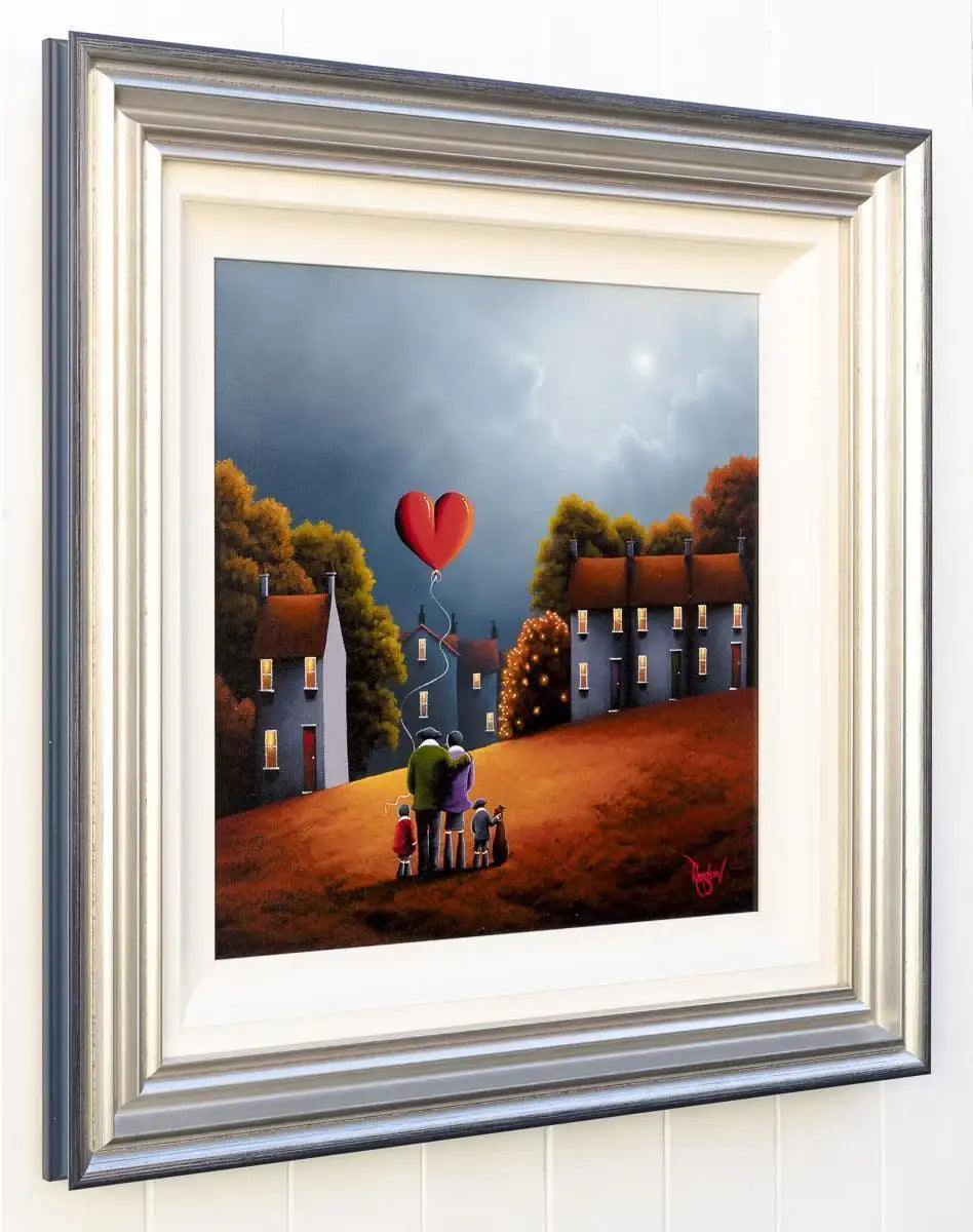 Cosy Autumn Nights - Original - SOLD by artist David Renshaw - Wyecliffe Galleries