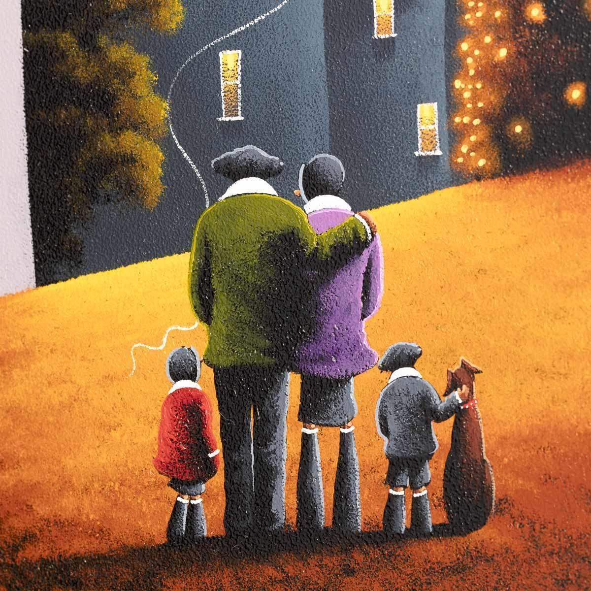 Cosy Autumn Nights - Original - SOLD by artist David Renshaw - Wyecliffe Galleries