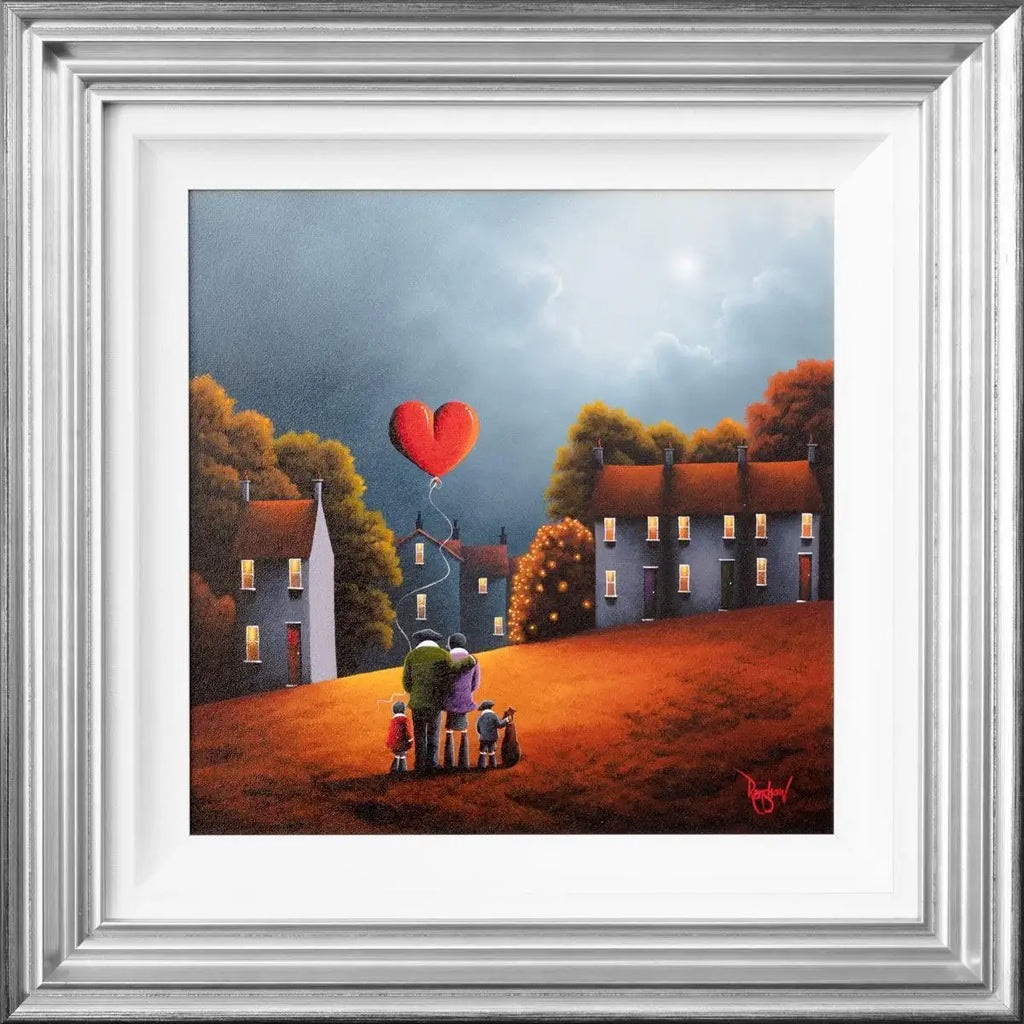 Cosy Autumn Nights - Original - SOLD by artist David Renshaw - Wyecliffe Galleries