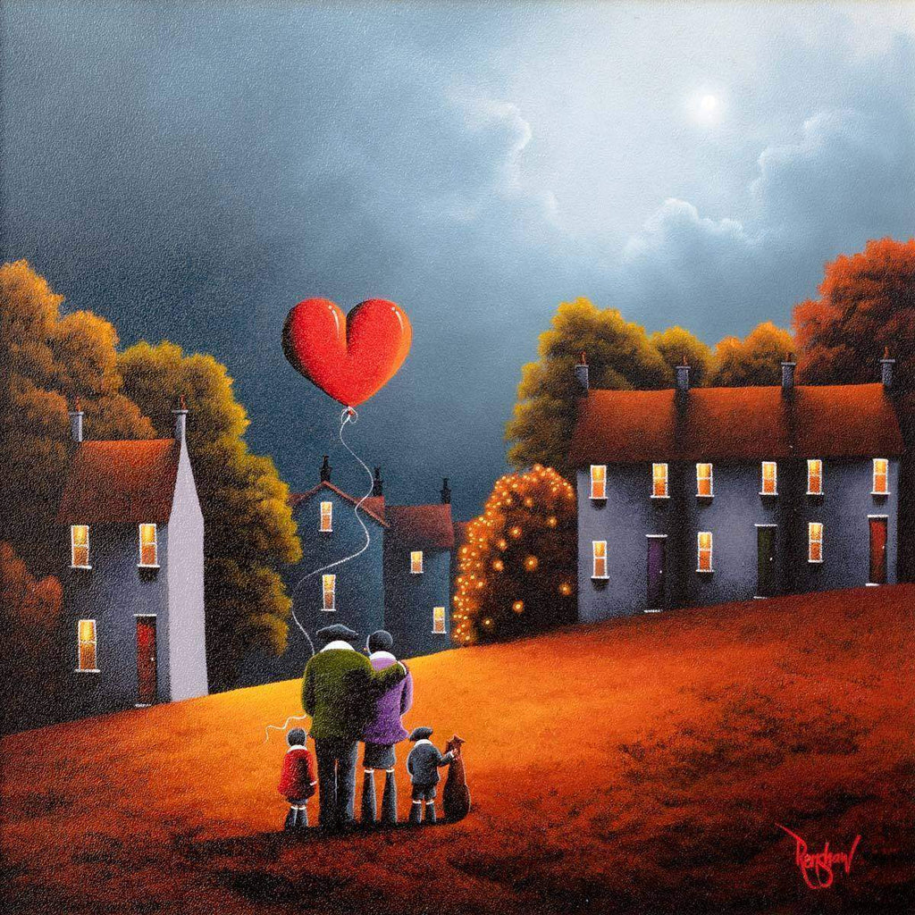 Cosy Autumn Nights - Original - SOLD by artist David Renshaw - Wyecliffe Galleries