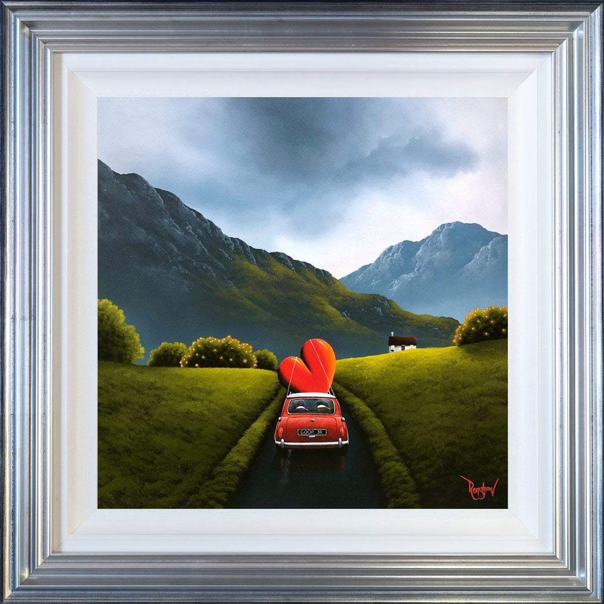 Countryside Drives - Original - SOLD by artist David Renshaw - Wyecliffe Galleries