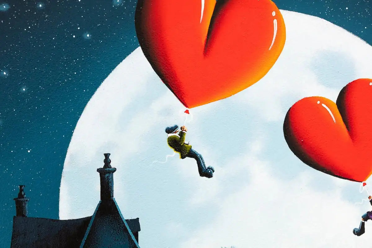 Crazy in Love - Original - SOLD by artist David Renshaw - Wyecliffe Galleries