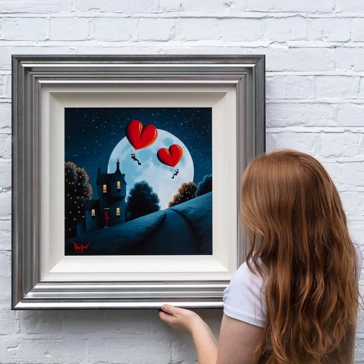Crazy in Love - Original - SOLD by artist David Renshaw - Wyecliffe Galleries