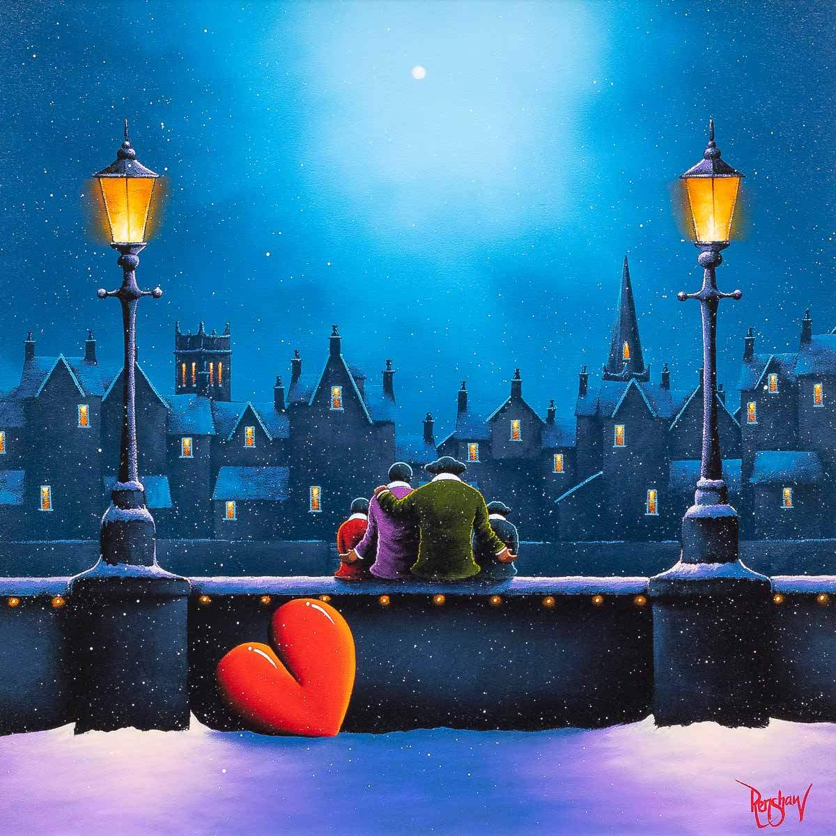 Creating Family Memories - Original - SOLD by artist David Renshaw - Wyecliffe Galleries