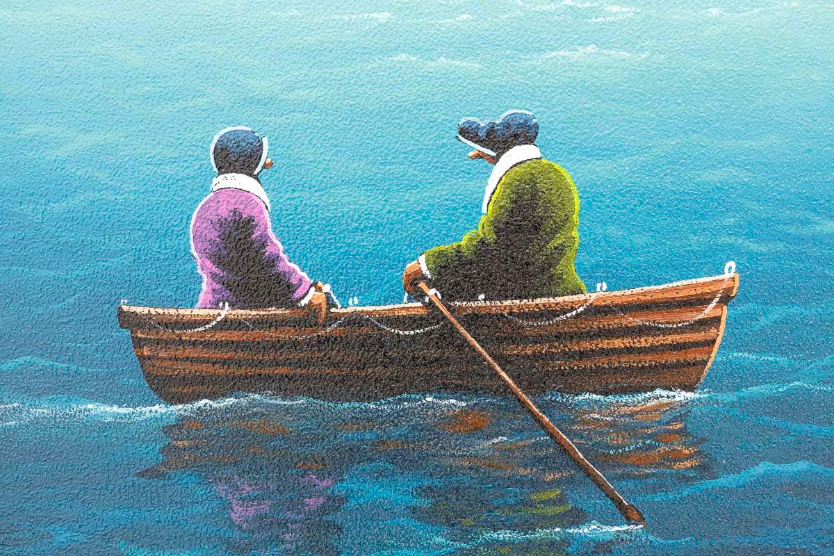 Creating Loving Memories - Original by artist David Renshaw - Wyecliffe Galleries