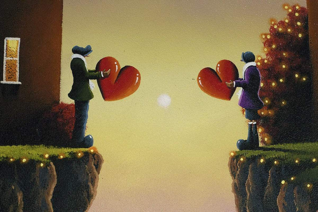 Crossing the Distance - SOLD by artist David Renshaw - Wyecliffe Galleries