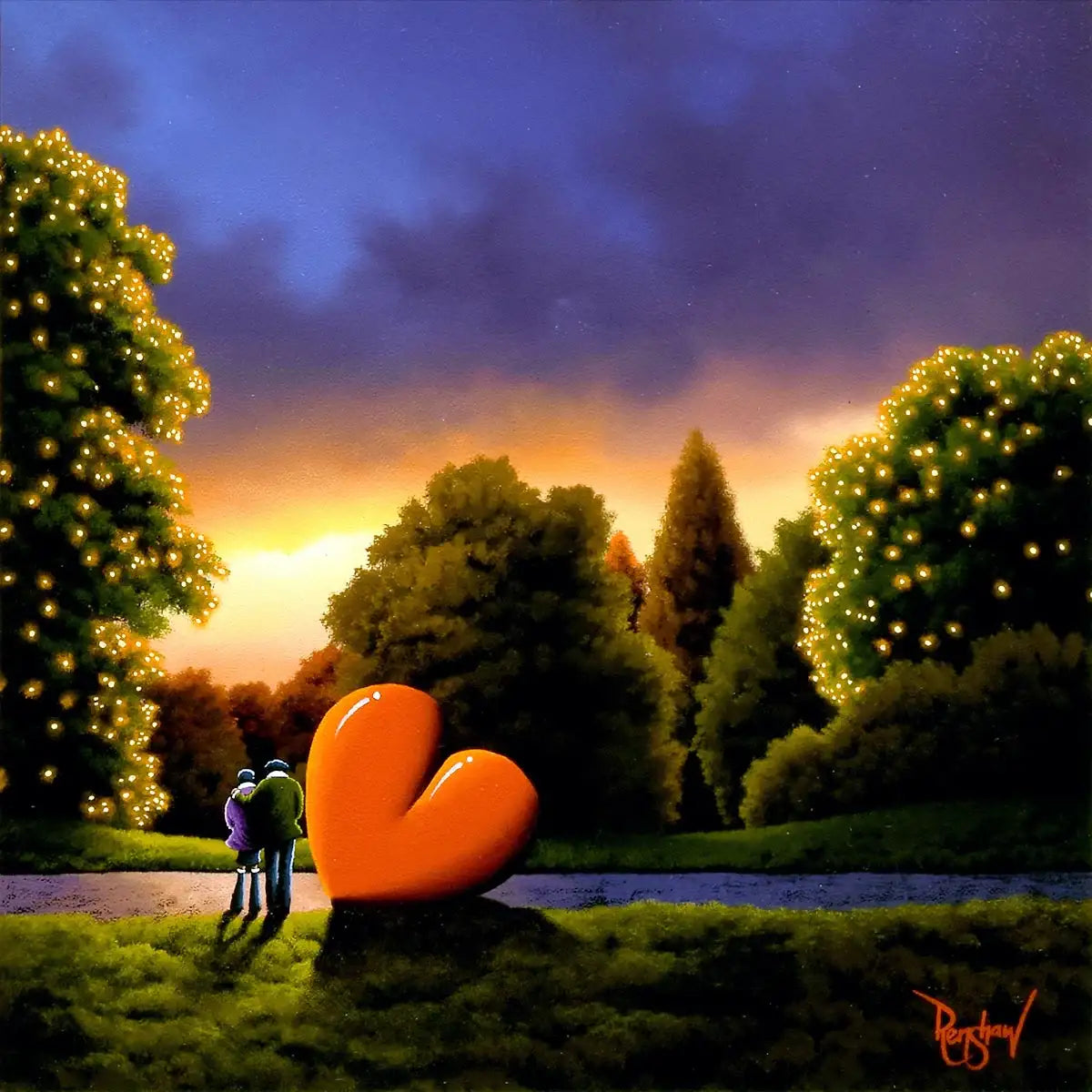 Darker Days are Over - Original - SOLD by artist David Renshaw - Wyecliffe Galleries