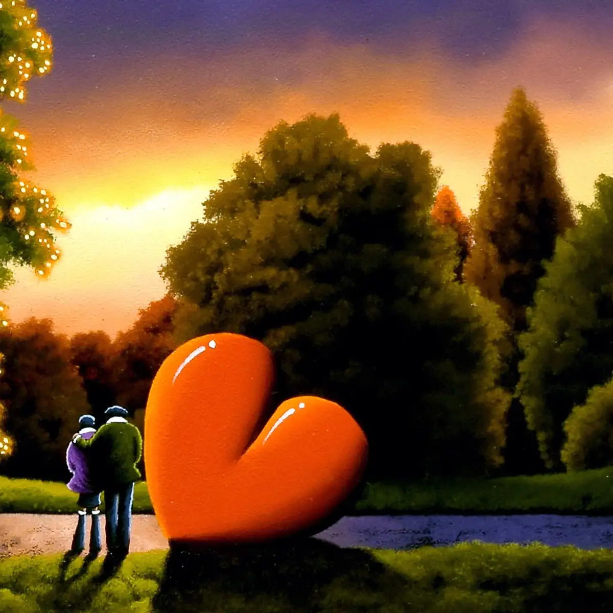 Darker Days are Over - Original - SOLD by artist David Renshaw - Wyecliffe Galleries