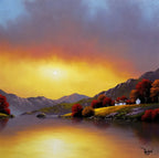 Dawn Glow - Original - SOLD by artist David Renshaw - Wyecliffe Galleries