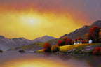 Dawn Glow - Original - SOLD by artist David Renshaw - Wyecliffe Galleries