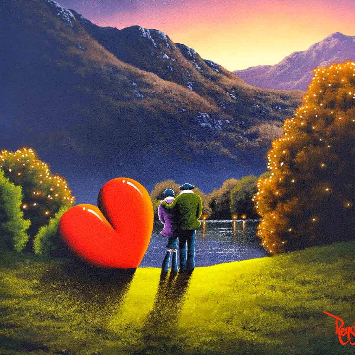 Day to Night - Original - SOLD by artist David Renshaw - Wyecliffe Galleries