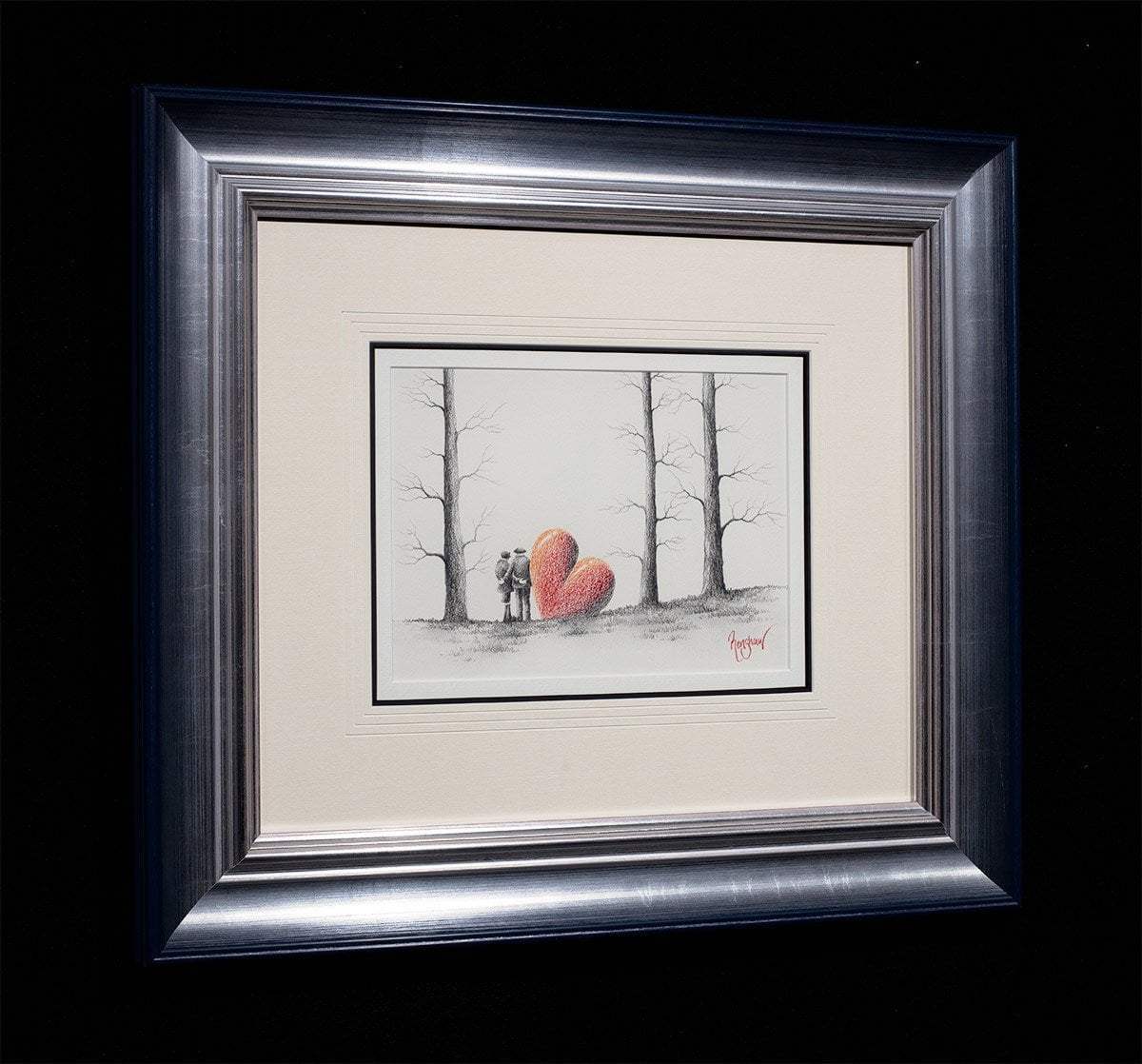 Daydreamers - Original Sketch - SOLD by artist David Renshaw - Wyecliffe Galleries