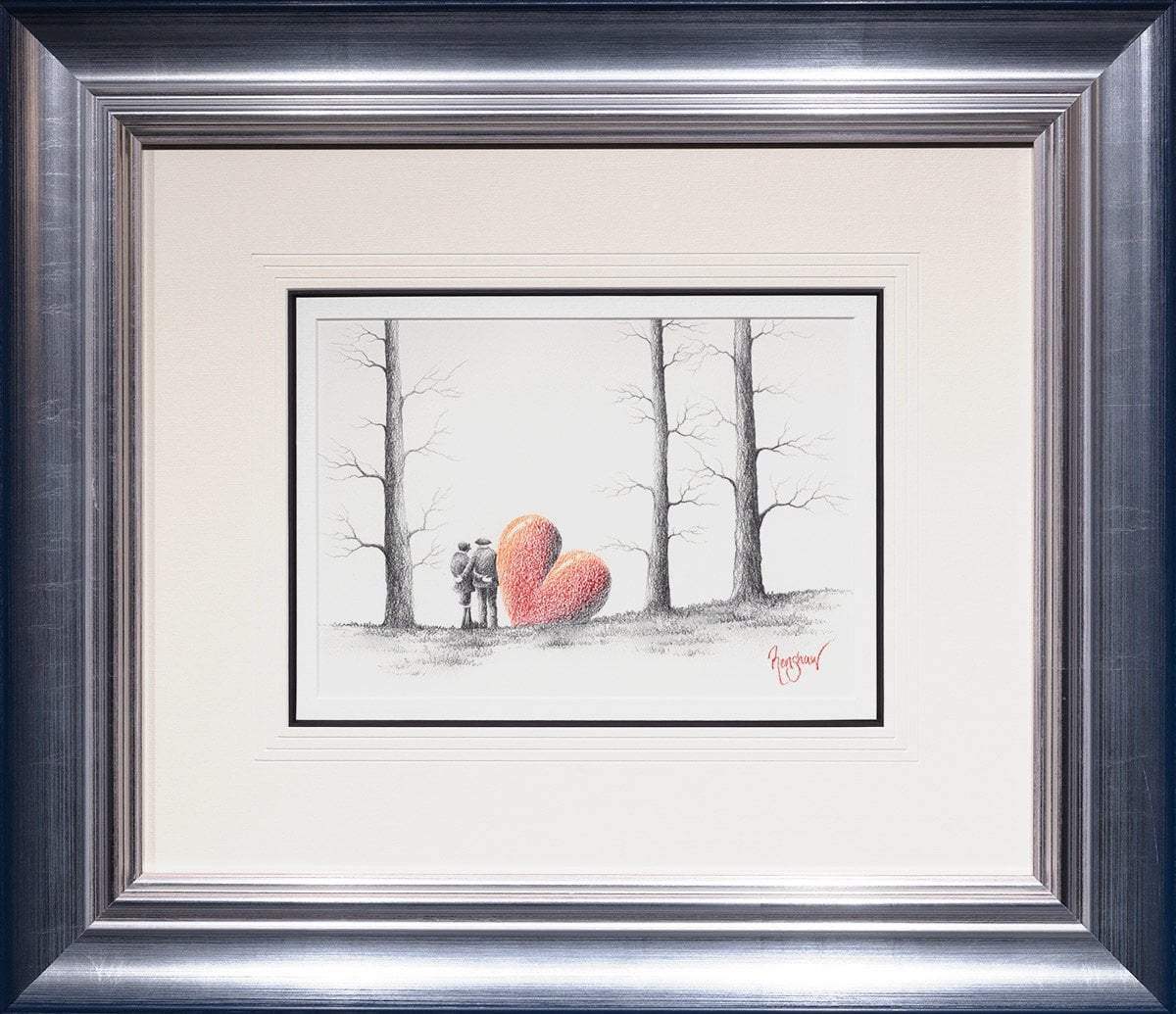 Daydreamers - Original Sketch - SOLD by artist David Renshaw - Wyecliffe Galleries