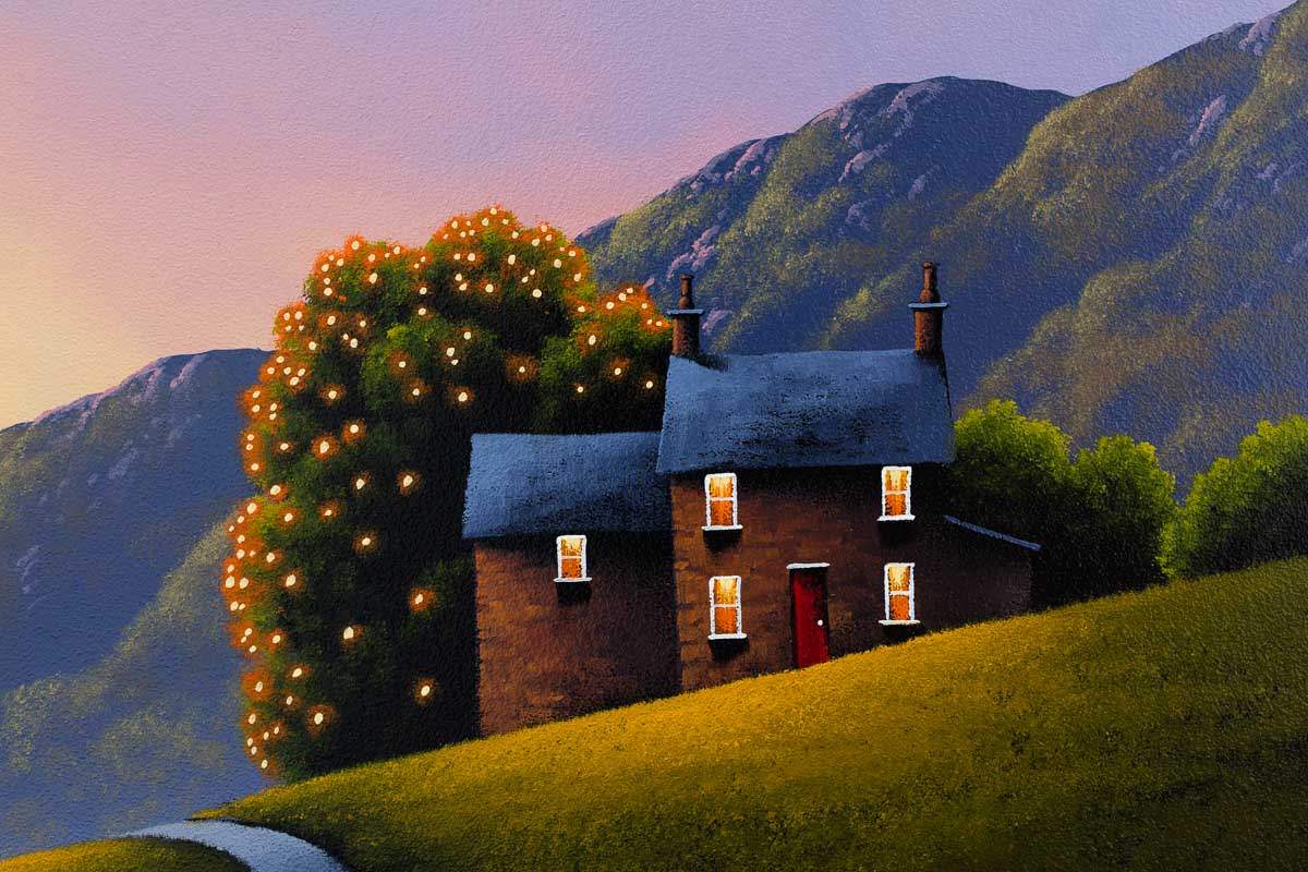 Driving Down Memory Lane - Original - SOLD by artist David Renshaw - Wyecliffe Galleries