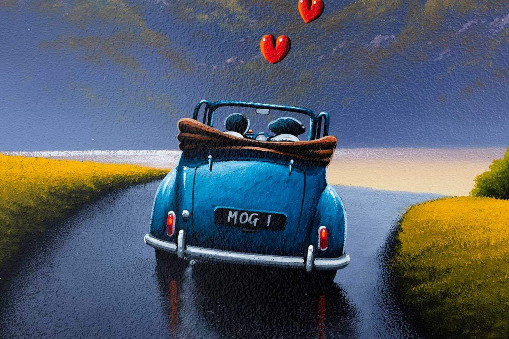 Driving Down Memory Lane - Original - SOLD by artist David Renshaw - Wyecliffe Galleries