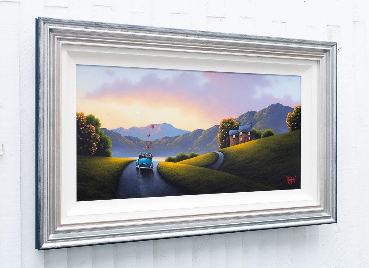 Driving Down Memory Lane - Original - SOLD by artist David Renshaw - Wyecliffe Galleries