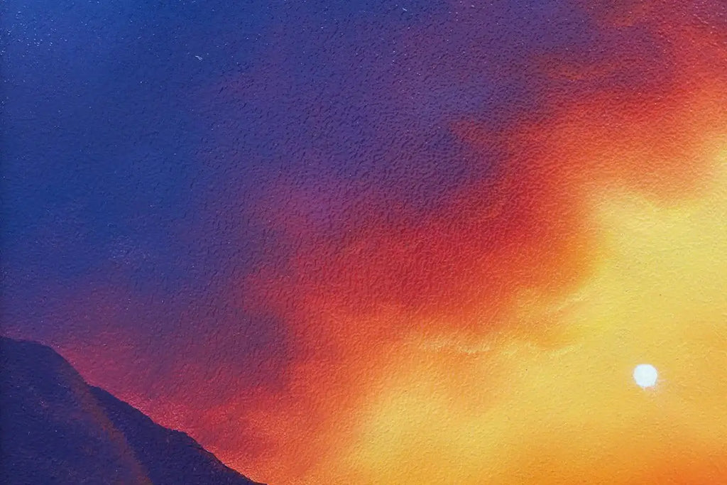 Dusk Till Dawn - Original - SOLD by artist David Renshaw - Wyecliffe Galleries