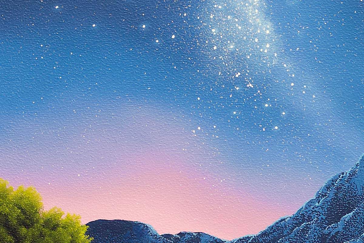 Edge of Forever - Original - SOLD by artist David Renshaw - Wyecliffe Galleries