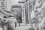 Edinburgh Memories - Original Sketch - SOLD by artist David Renshaw - Wyecliffe Galleries