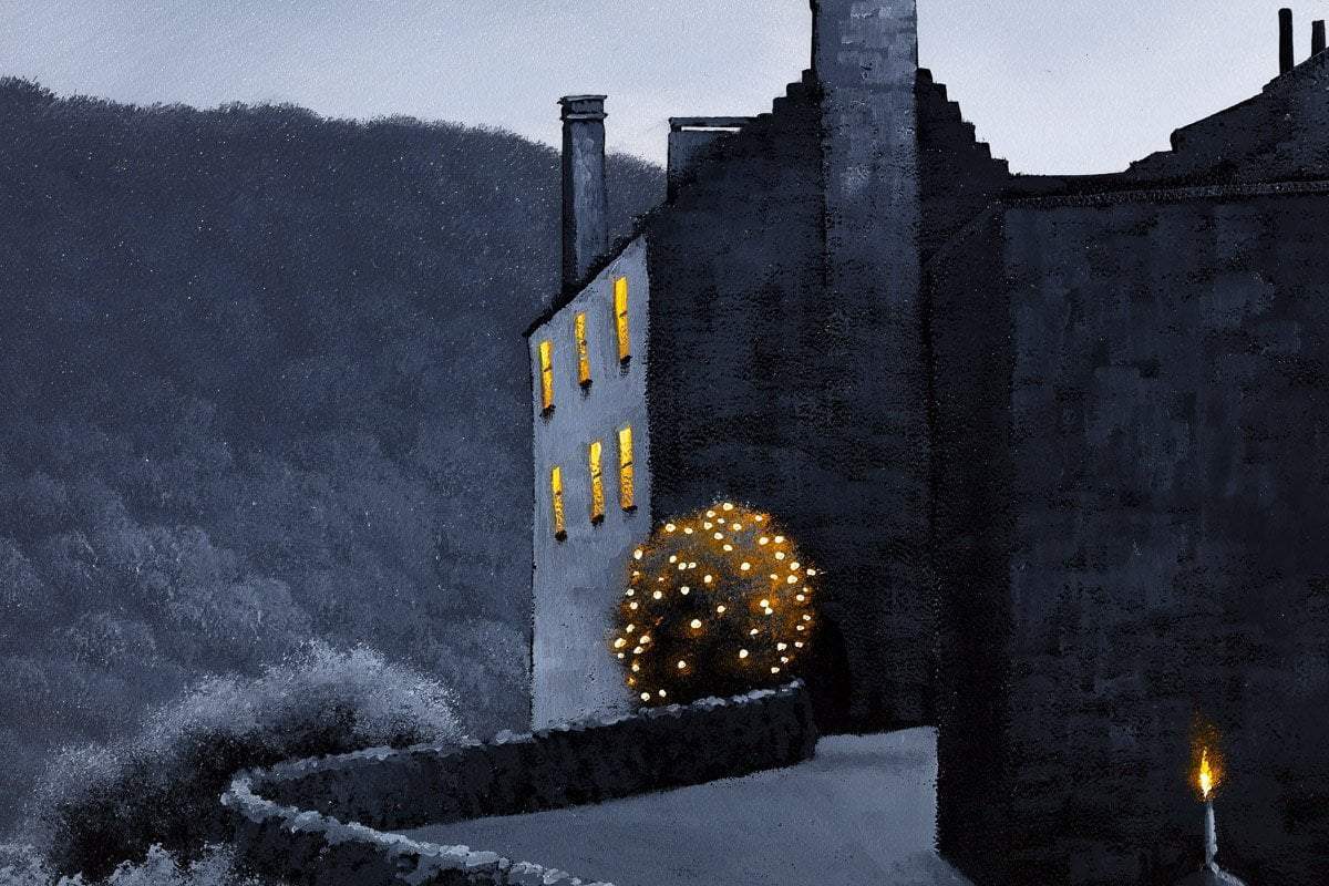 Eilean Donan Castle - Original - SOLD by artist David Renshaw - Wyecliffe Galleries