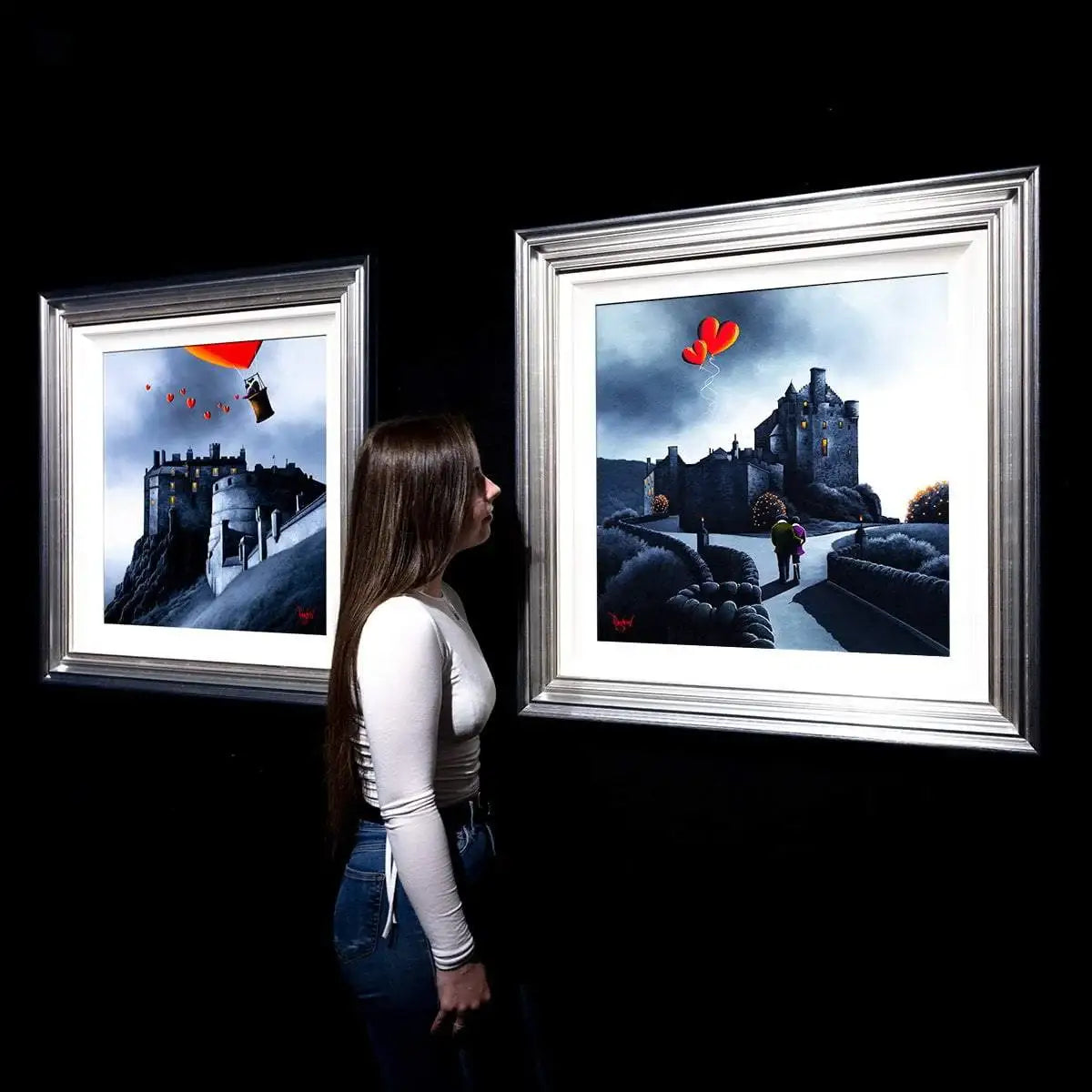 Eilean Donan Castle - Original - SOLD by artist David Renshaw - Wyecliffe Galleries