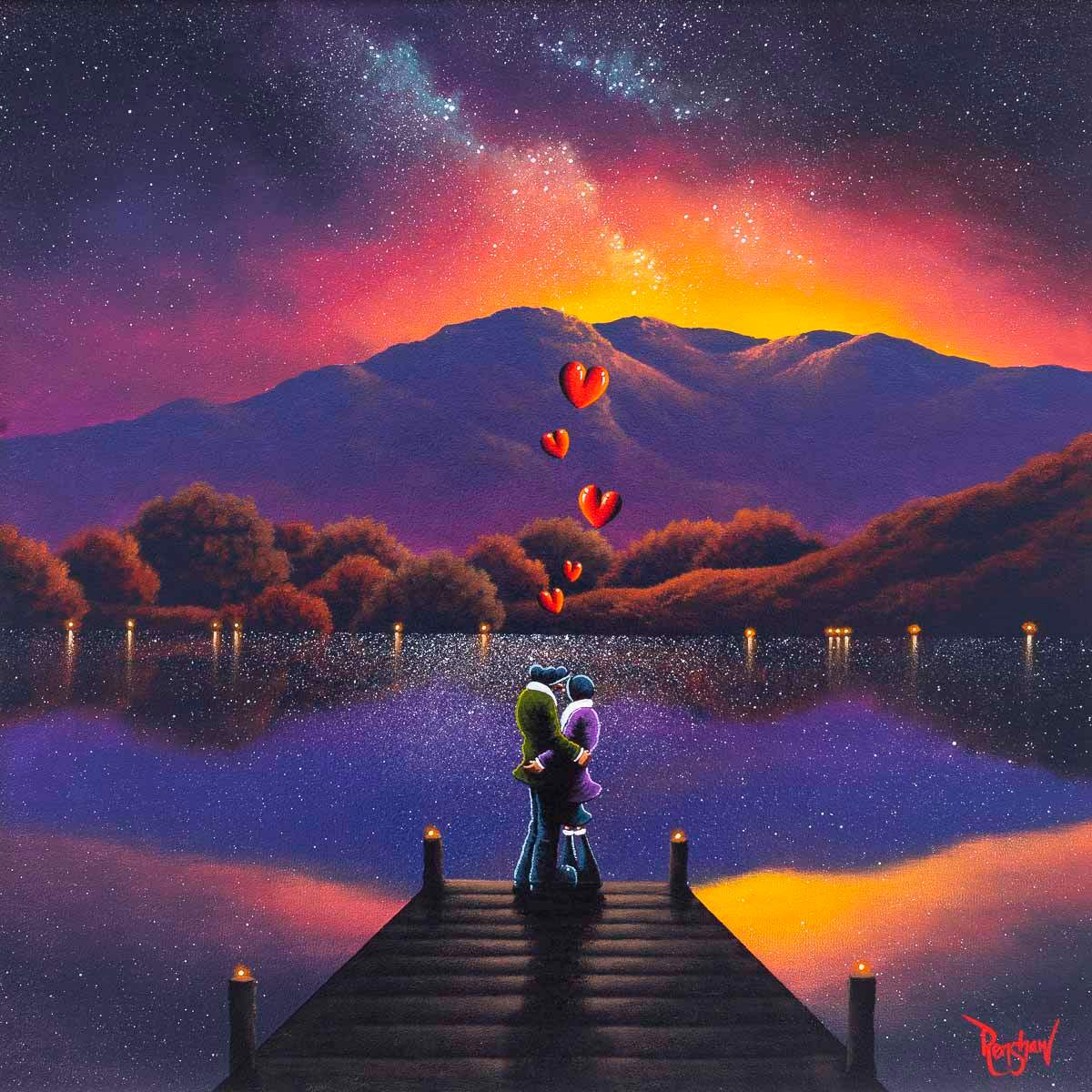 Embracing the View - Original - SOLD by artist David Renshaw - Wyecliffe Galleries