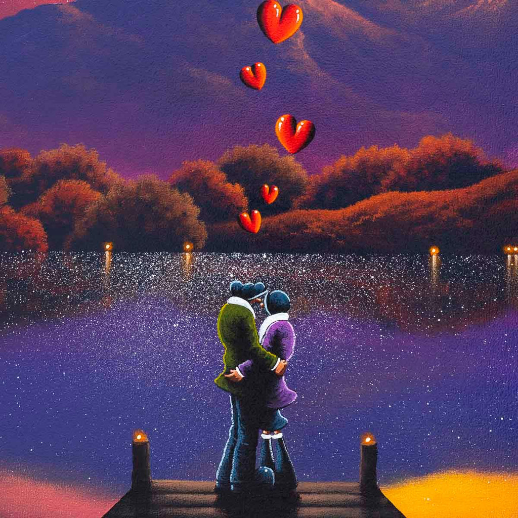 Embracing the View - Original - SOLD by artist David Renshaw - Wyecliffe Galleries