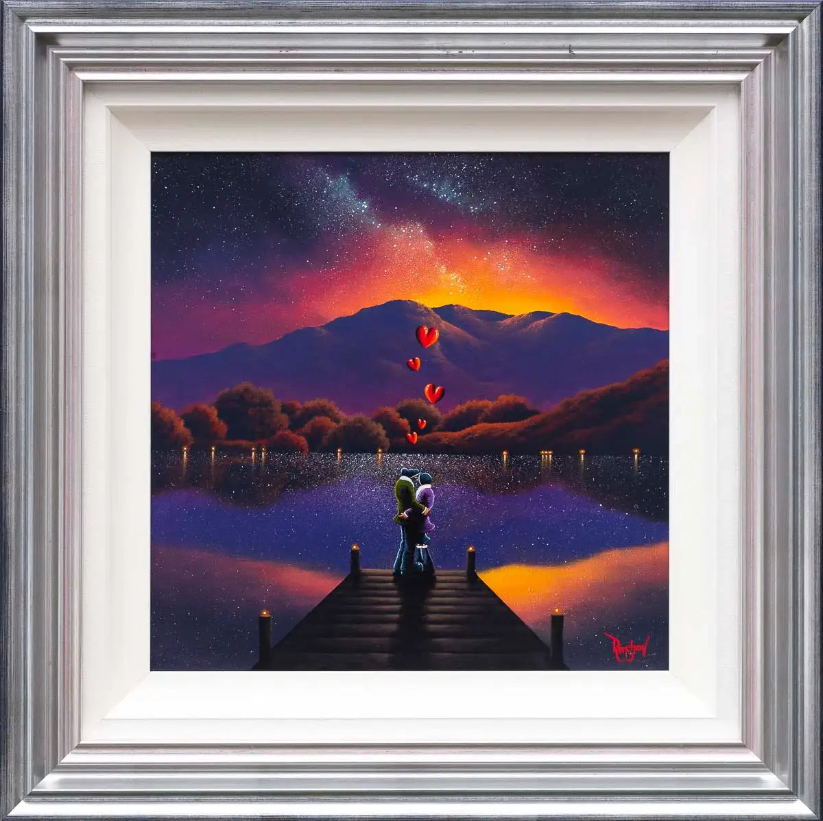 Embracing the View - Original - SOLD by artist David Renshaw - Wyecliffe Galleries