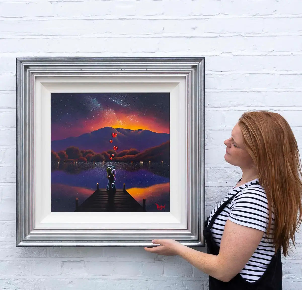 Embracing the View - Original - SOLD by artist David Renshaw - Wyecliffe Galleries