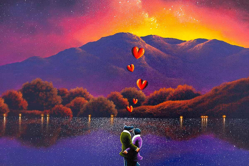 Embracing the View - Original - SOLD by artist David Renshaw - Wyecliffe Galleries