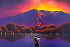 Embracing the View - Original - SOLD by artist David Renshaw - Wyecliffe Galleries