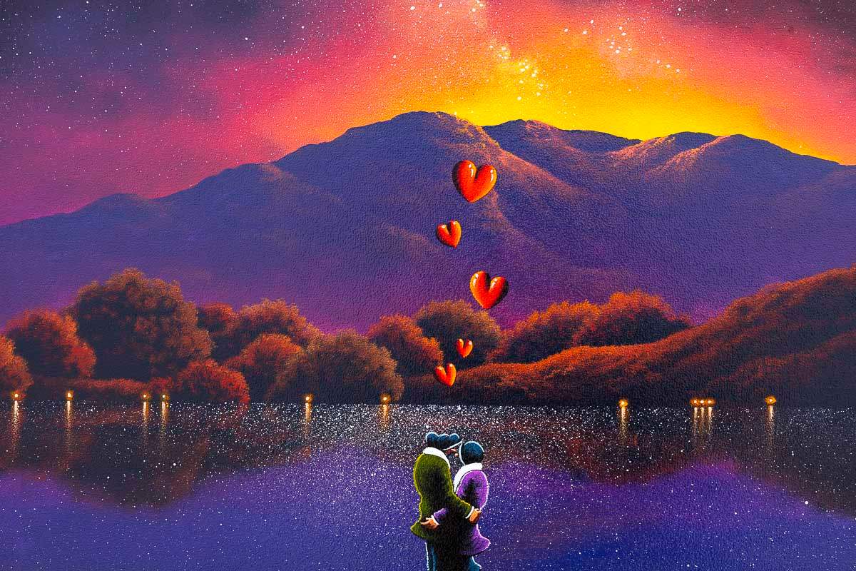 Embracing the View - Original - SOLD by artist David Renshaw - Wyecliffe Galleries