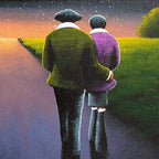 Emerald Bay Sunset - Original - SOLD by artist David Renshaw - Wyecliffe Galleries