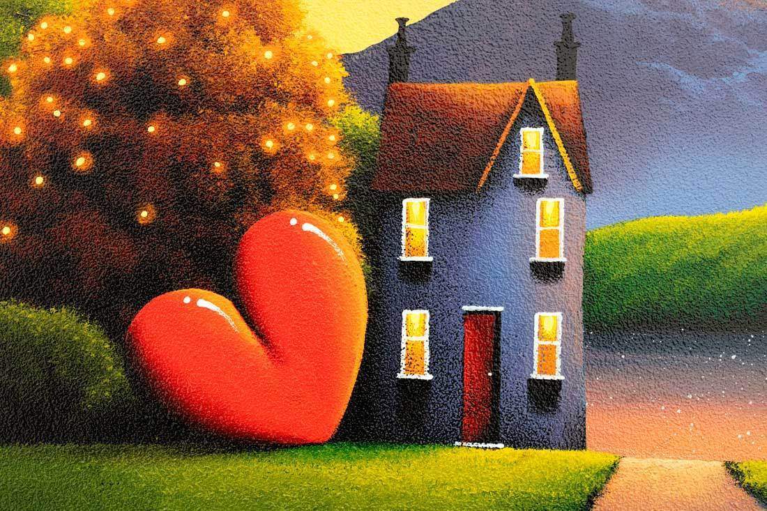 Emerald Bay Sunset - Original - SOLD by artist David Renshaw - Wyecliffe Galleries
