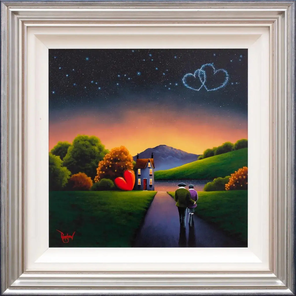 Emerald Bay Sunset - Original - SOLD by artist David Renshaw - Wyecliffe Galleries