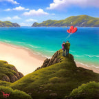 Enjoy every Moment - Original - SOLD by artist David Renshaw - Wyecliffe Galleries