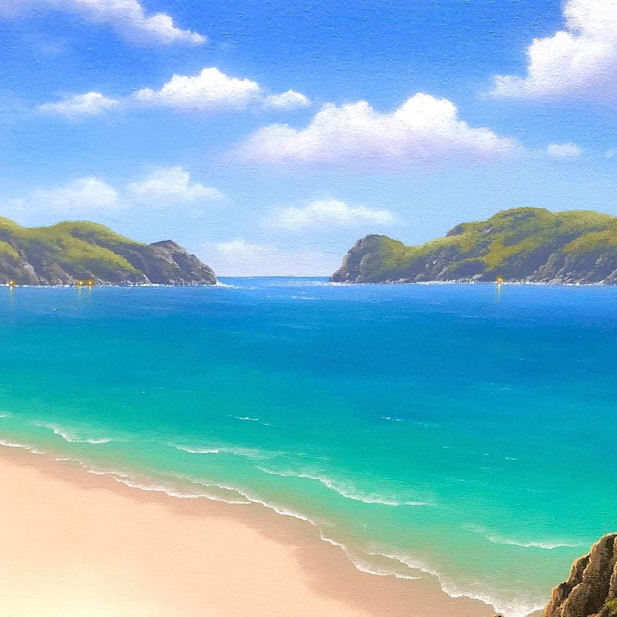 Enjoy every Moment - Original - SOLD by artist David Renshaw - Wyecliffe Galleries