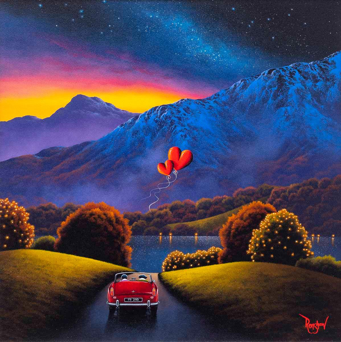 Enjoying This Moment With You - Original - SOLD by artist David Renshaw - Wyecliffe Galleries