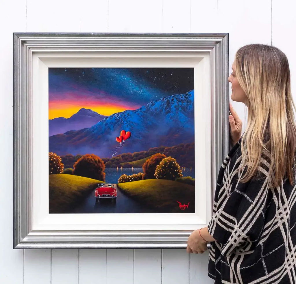 Enjoying This Moment With You - Original - SOLD by artist David Renshaw - Wyecliffe Galleries