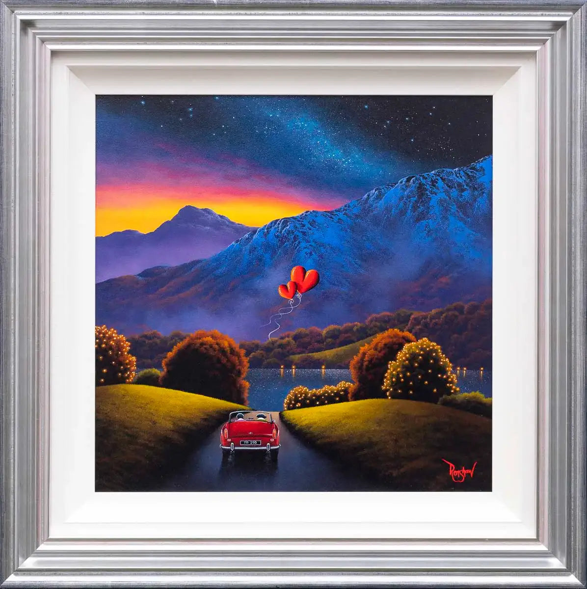 Enjoying This Moment With You - Original - SOLD by artist David Renshaw - Wyecliffe Galleries