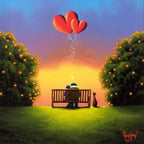 Entwined Love - Original - SOLD by artist David Renshaw - Wyecliffe Galleries