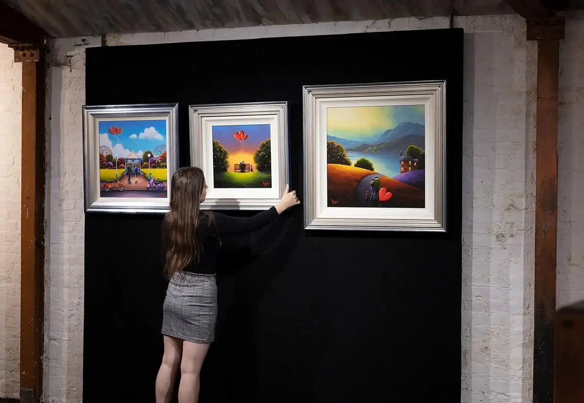 Entwined Love - Original - SOLD by artist David Renshaw - Wyecliffe Galleries