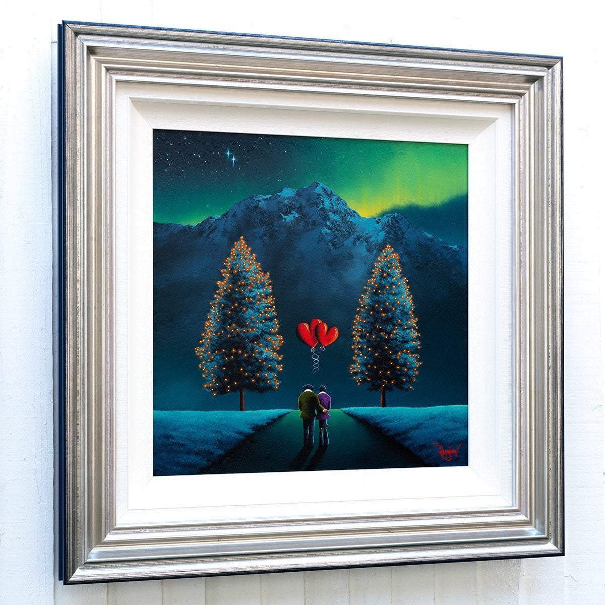 Entwined Lovers - Original - SOLD by artist David Renshaw - Wyecliffe Galleries