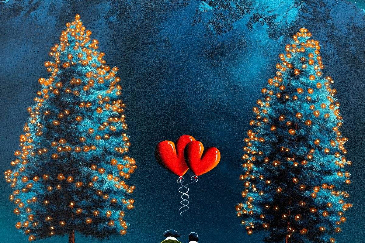 Entwined Lovers - Original - SOLD by artist David Renshaw - Wyecliffe Galleries