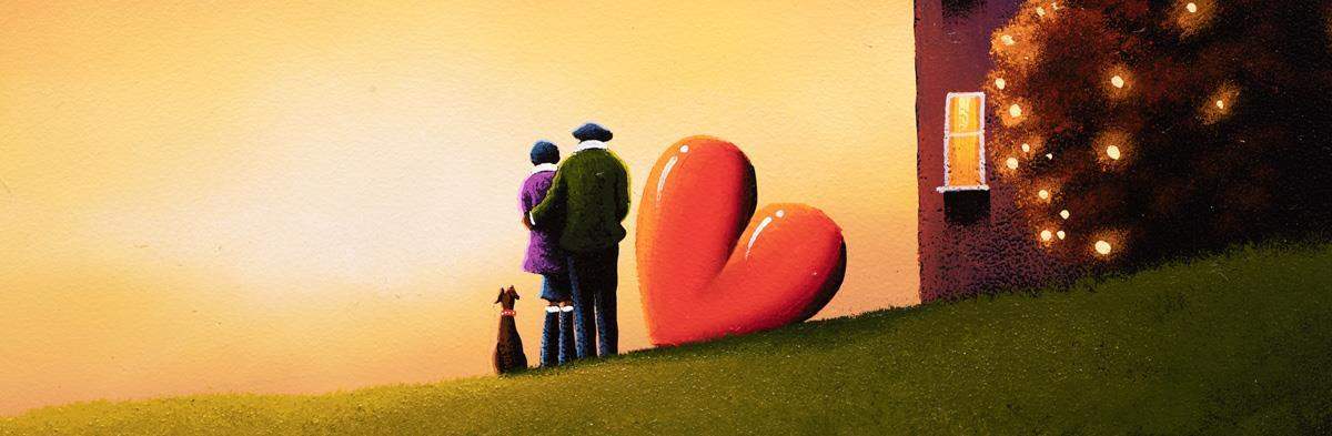 Evening Dreamers - Original - SOLD by artist David Renshaw - Wyecliffe Galleries