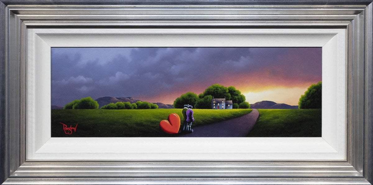 Evening Stroll - Original - SOLD by artist David Renshaw - Wyecliffe Galleries