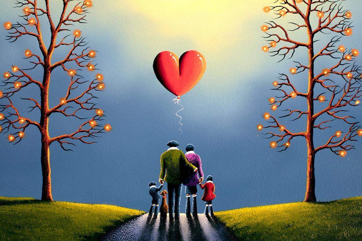 Everlasting Love - SOLD by artist David Renshaw - Wyecliffe Galleries