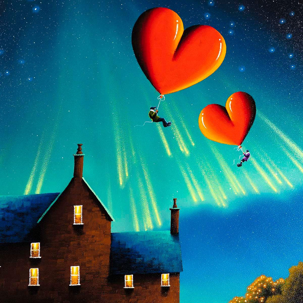 Falling Stars - Original - SOLD by artist David Renshaw - Wyecliffe Galleries
