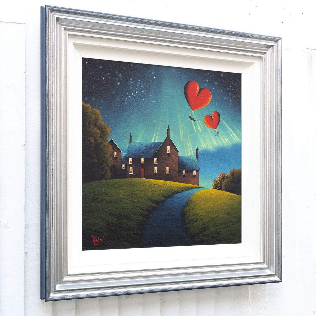 Falling Stars - Original - SOLD by artist David Renshaw - Wyecliffe Galleries