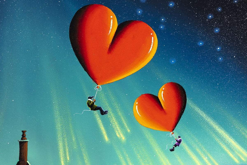 Falling Stars - Original - SOLD by artist David Renshaw - Wyecliffe Galleries